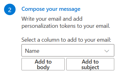 Screenshot of the upload spreadsheet section