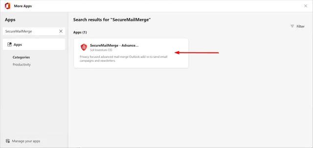 Install from AppSource